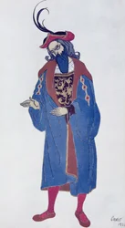 Costume per Barbablù, da La Bella Addormentata, 1921